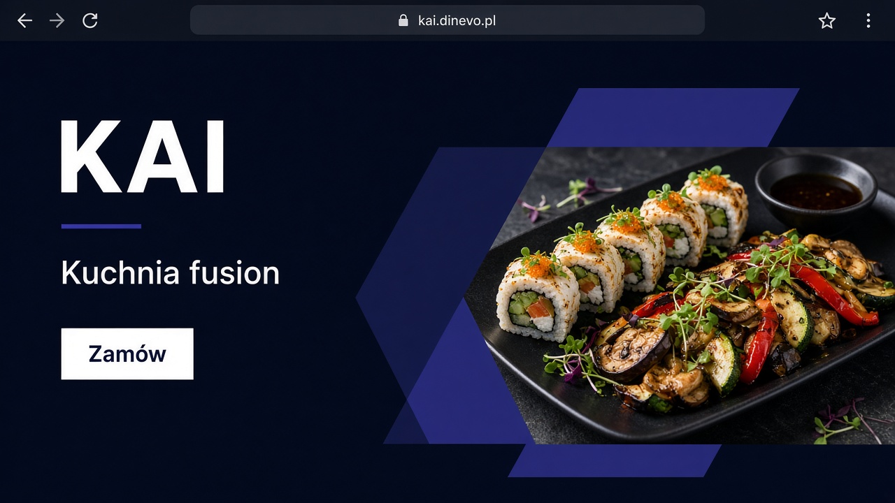 Przykładowa strona restauracji – Szablon Modern